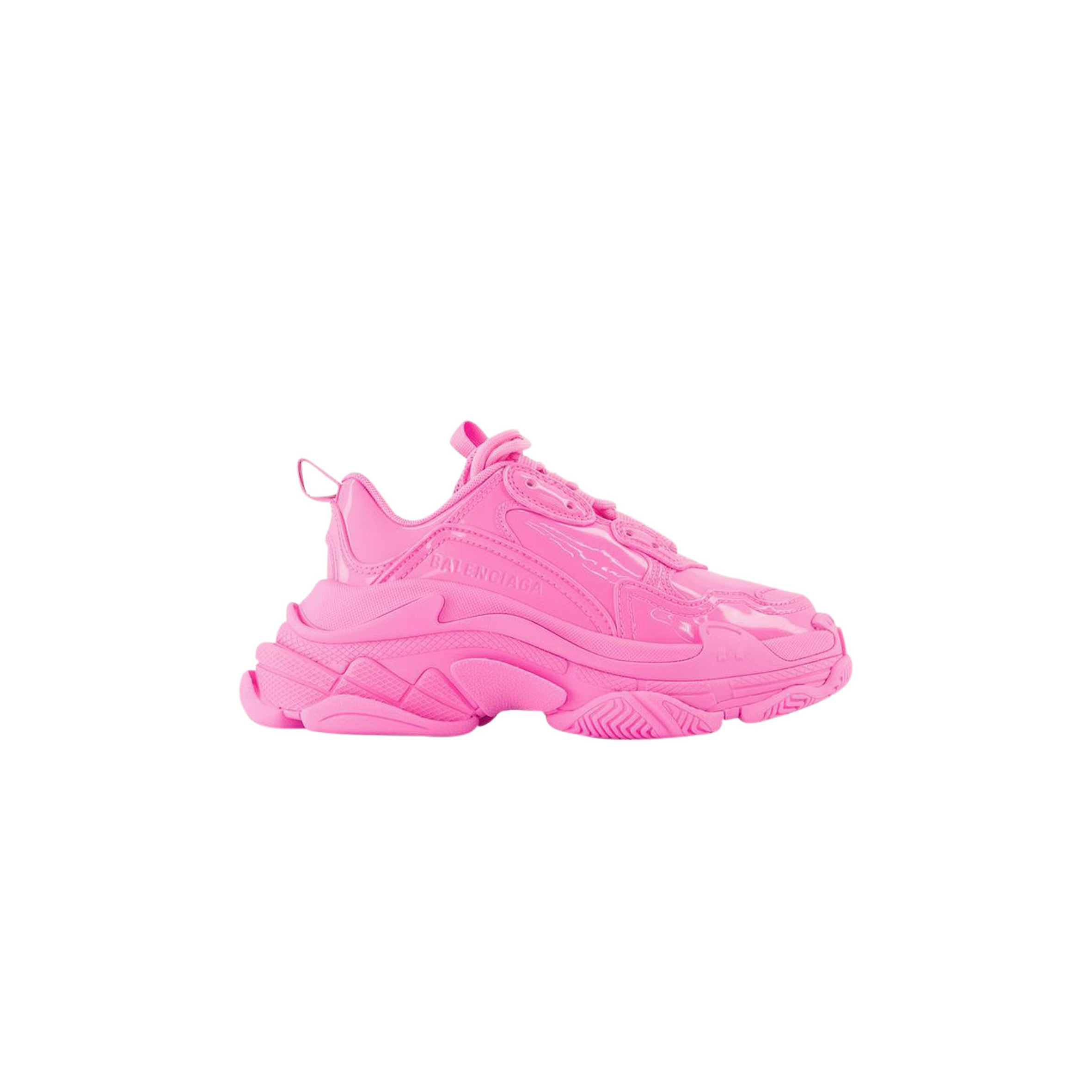 BALENCIAGA WMNS TRIPLE S SNEAKER PINK PATENT 734953W2PAA5000